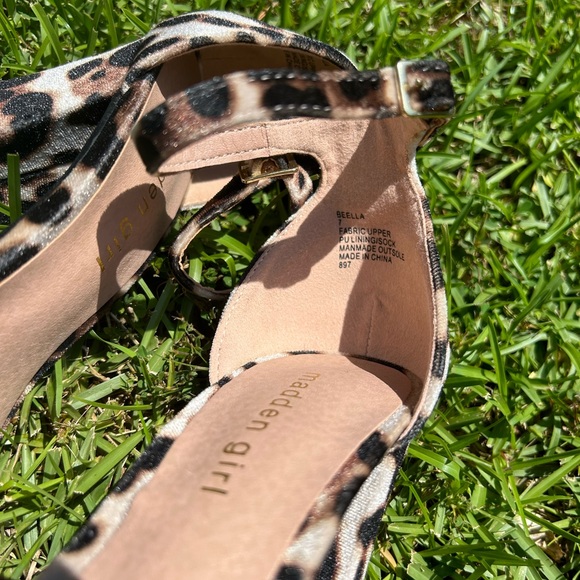 Madden Girl Leopard Print Heels - Picture 8 of 12
